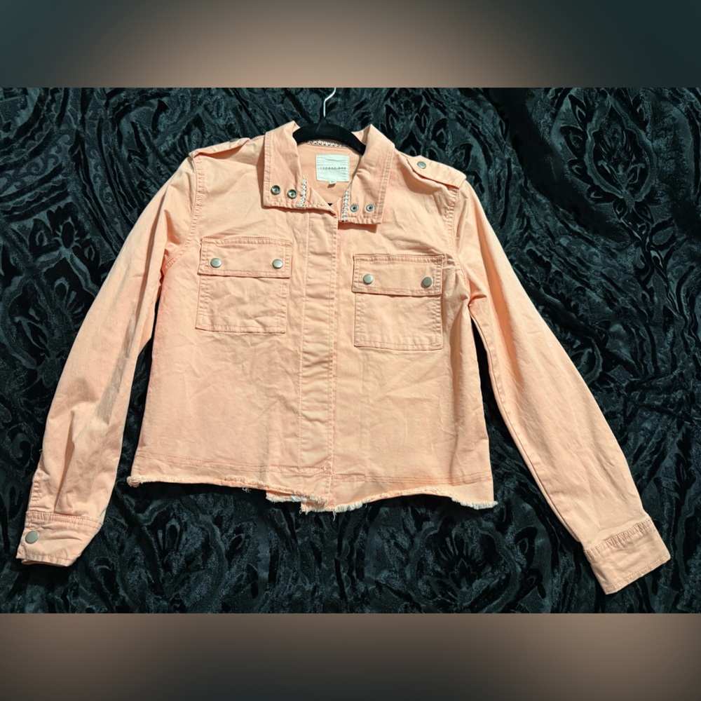 Copper Key Peach Utility Jacket